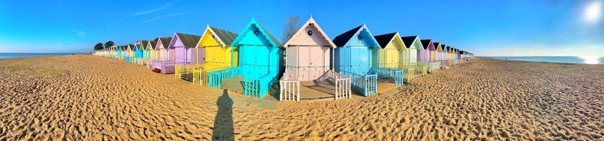 Infamous Mersea Beach Huts